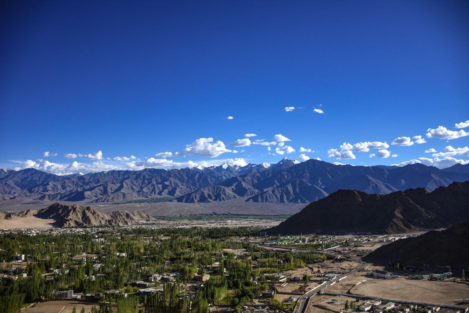 A mountain landscape in Ladakh